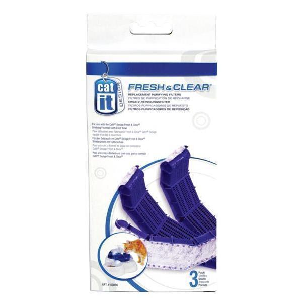 Catit Fresh and Clear Carbon Filter Cartridges 3 Pack-Habitat Pet Supplies