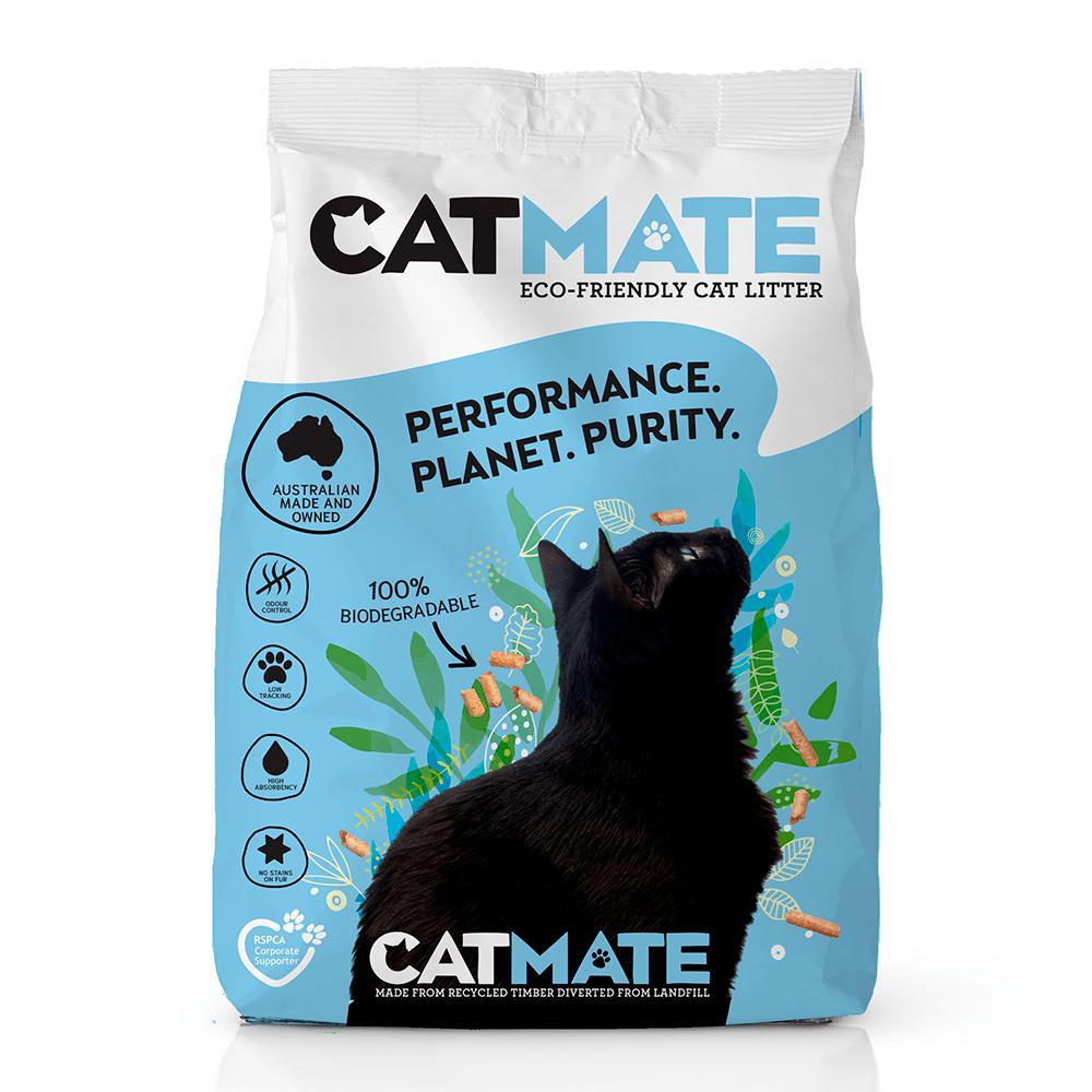 Catmate Eco-Friendly Wood Pellet Cat Litter 15kg-Habitat Pet Supplies