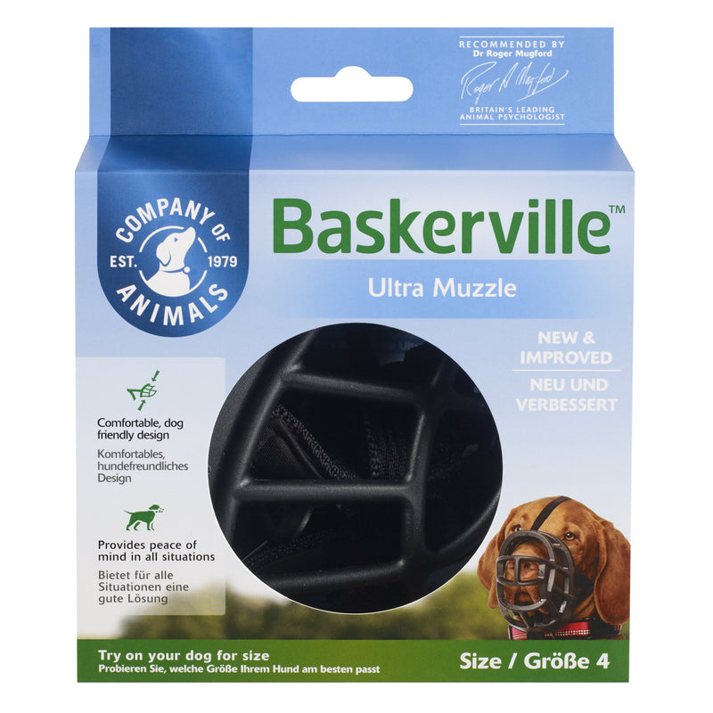 Company of Animals Baskerville Ultra Dog Muzzle Size – Habitat