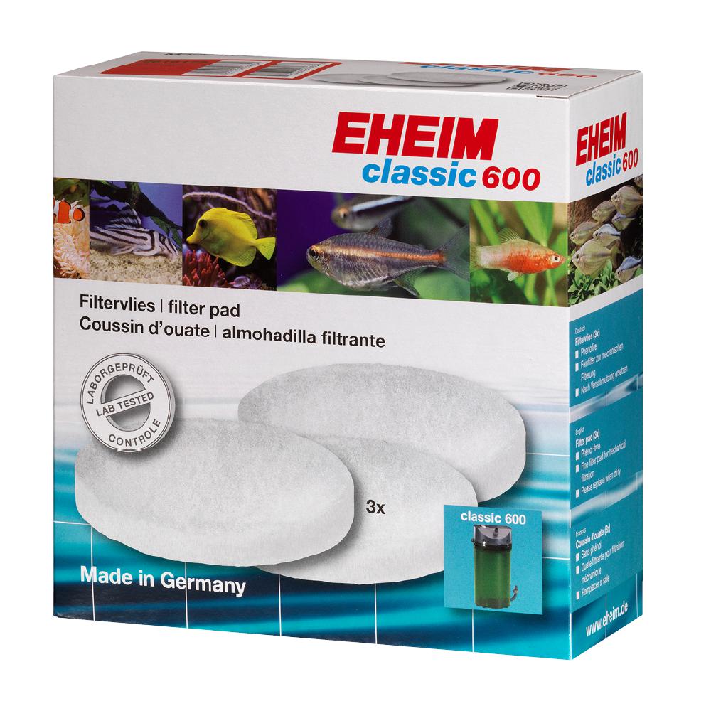 EHEIM Classic 600 External Filter Wool Filter Pad 3 Pack***-Habitat Pet Supplies