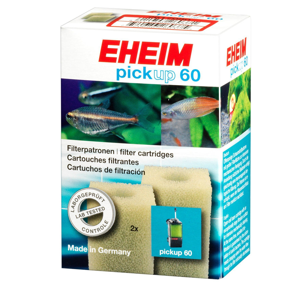 EHEIM Pickup 60 Internal Filter Foam Filter Cartridge 2 Pack***-Habitat Pet Supplies