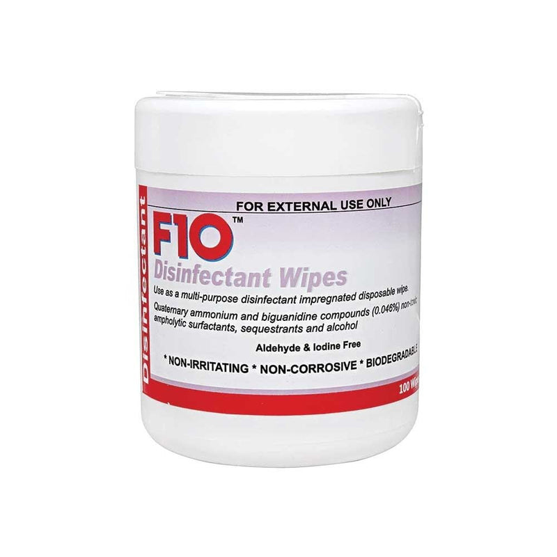 F10 Veterinary Disinfectant Wipes 100 Pack-Habitat Pet Supplies