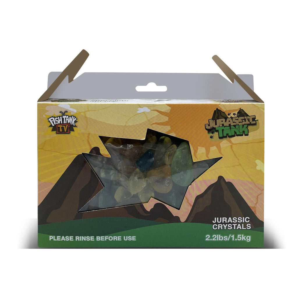 Fish Tank TV Jurassic Land Crystalz Substrate-Habitat Pet Supplies