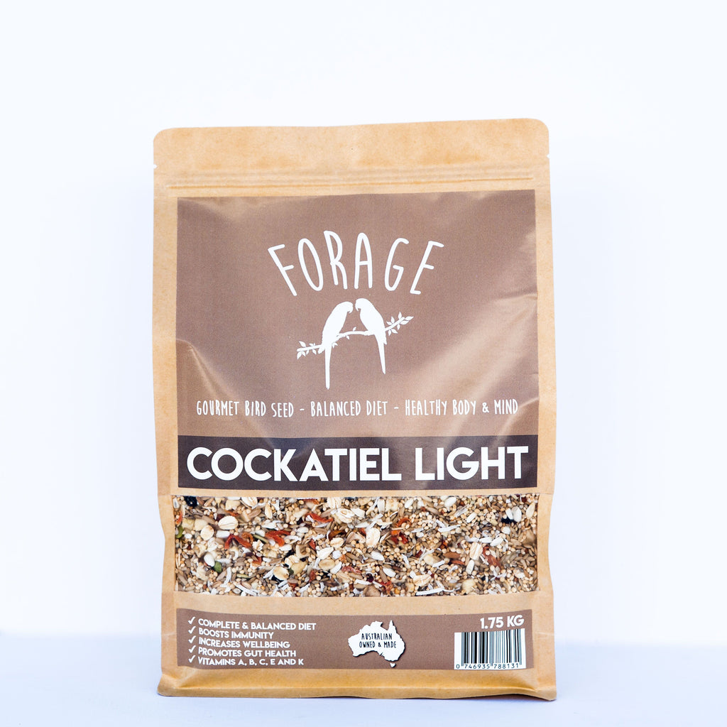 Forage Cockatiel Light Gourmet Bird Seed 1.75kg***-Habitat Pet Supplies