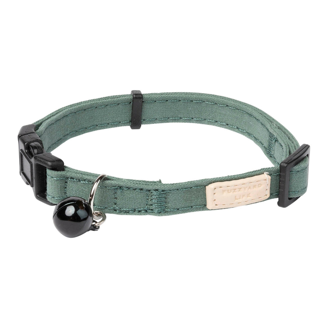 FuzzYard Life Cat Collar Myrtle Green ^._.^-Habitat Pet Supplies