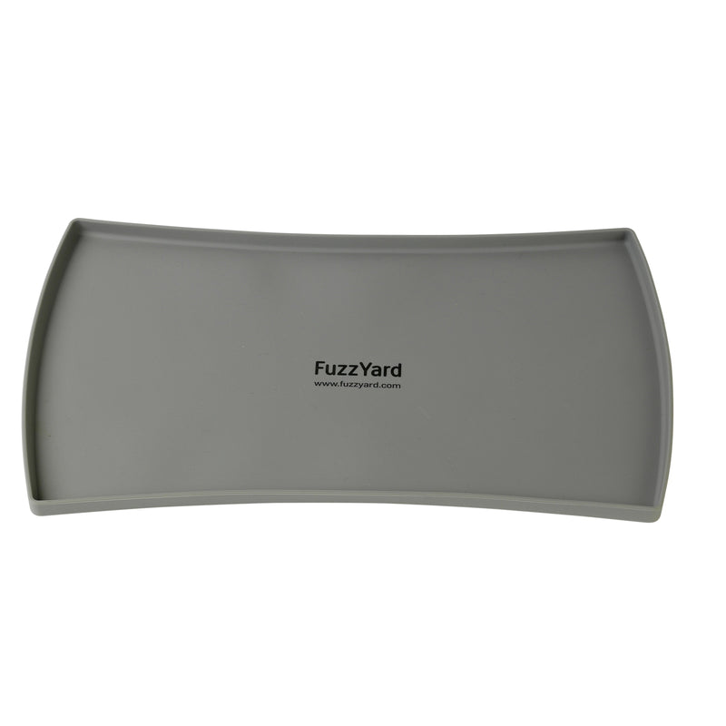 FuzzYard Silicone Pet Feeding Mat Grey-Habitat Pet Supplies