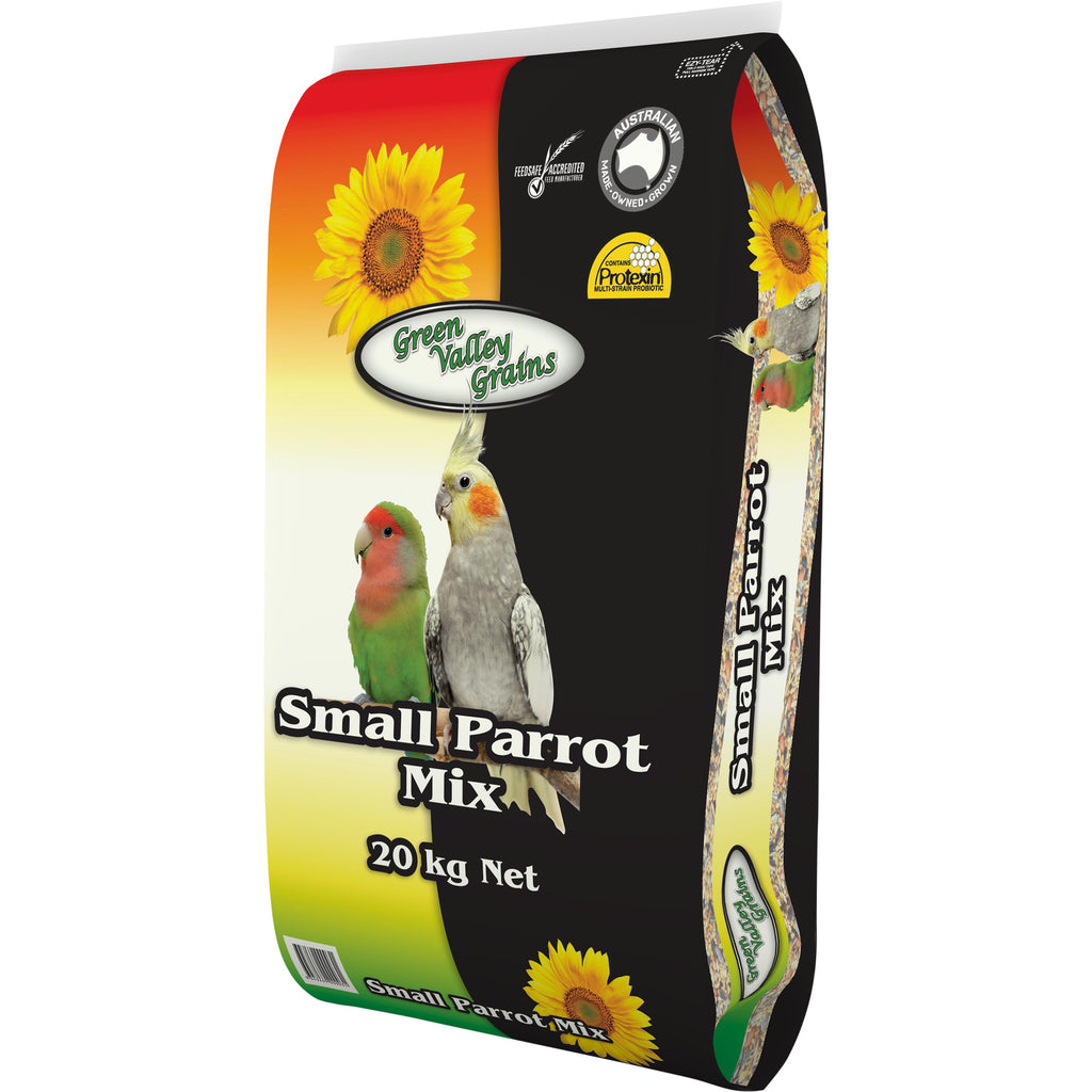 Green Valley Grains Small Parrot Mix Seed 20kg-Habitat Pet Supplies