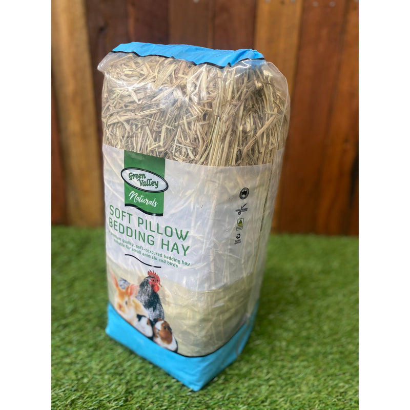 Green Valley Naturals Soft Pillow Bedding Hay for Small Animals and Birds 11L