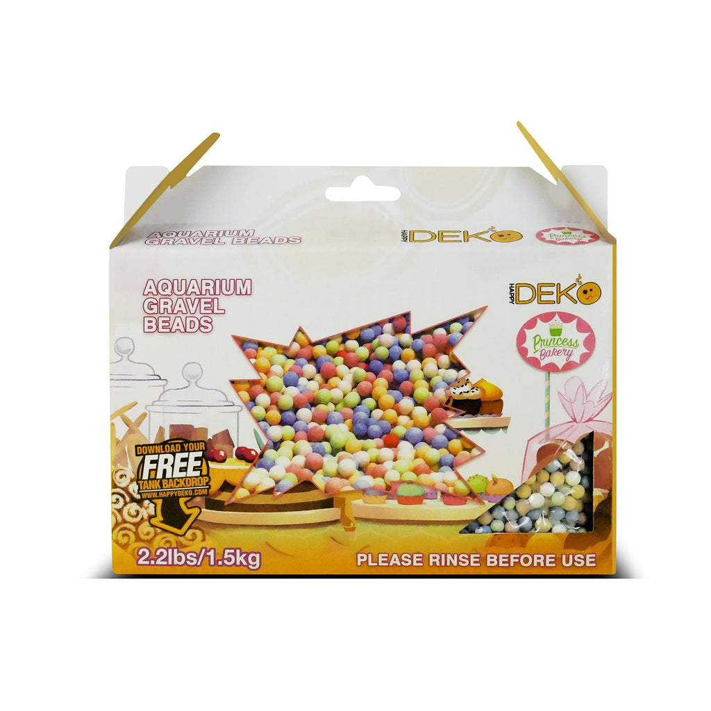 Happy Deko Princess Bakery Sprinkles Aquarium Beads-Habitat Pet Supplies