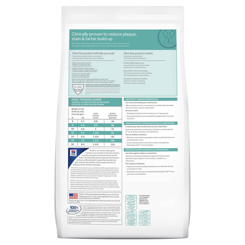 Hills Prescription Diet Cat t/d Dental Care Dry Food 3kg