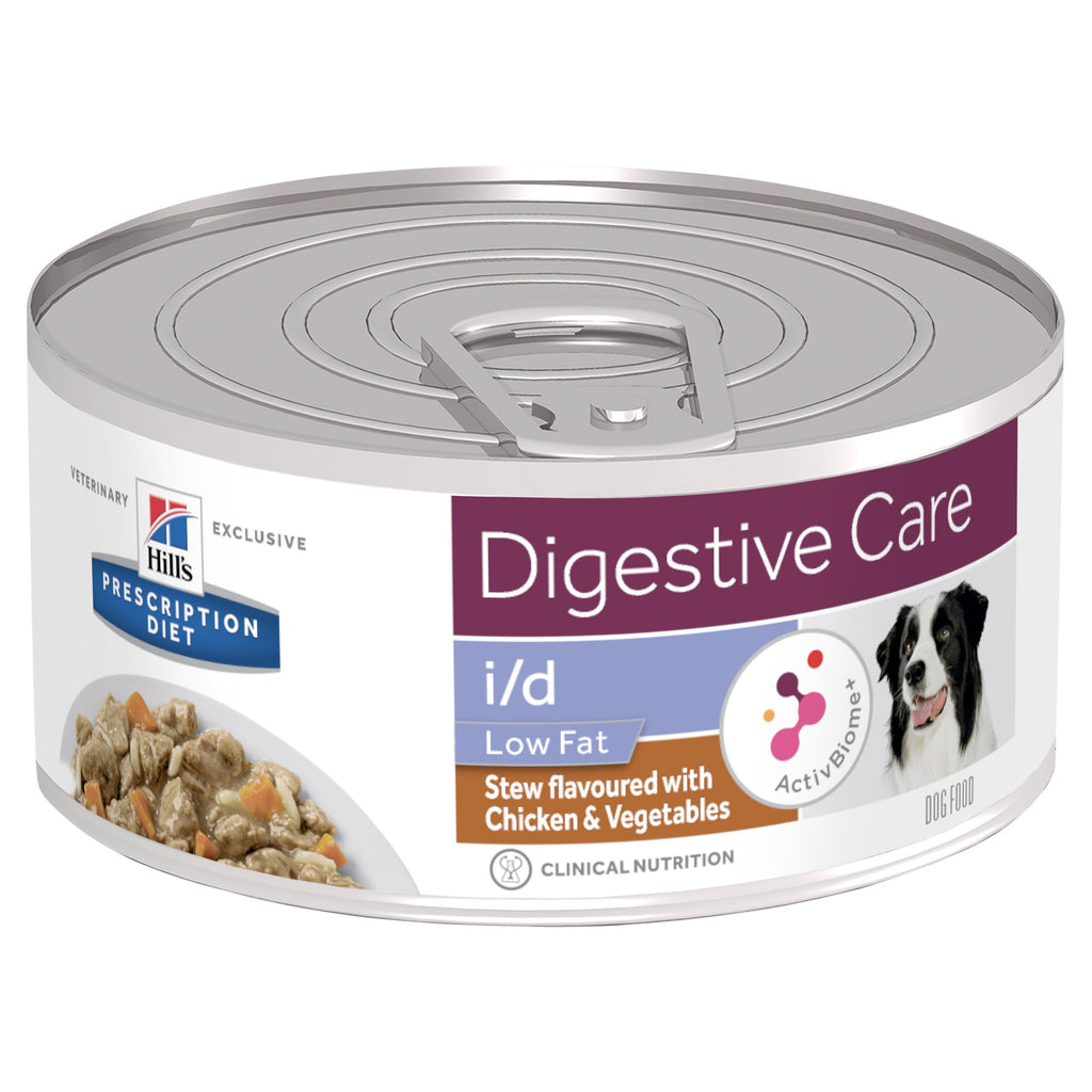 Hills Prescription Diet Dog i/d Low Fat Digestive Care Chicken and Vegetable Stew Wet Food 156g-Habitat Pet Supplies