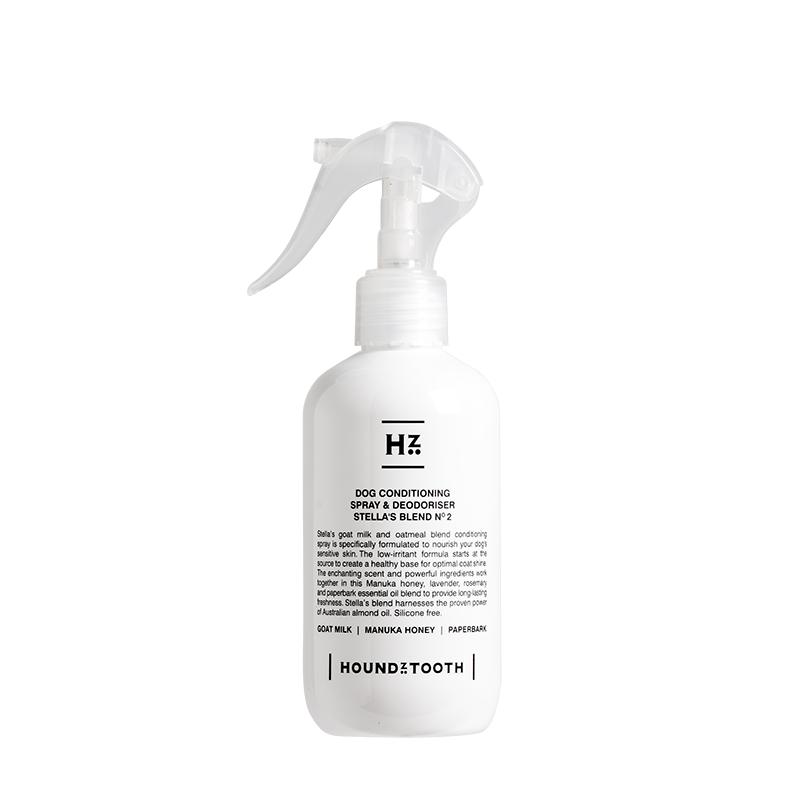 Houndztooth Stellas Blend No.2 Goat Milk Conditioning and Deodoriser Spray 250ml-Habitat Pet Supplies