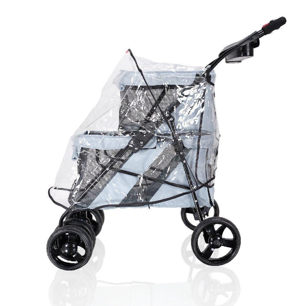 Ibiyaya Universal Rain Cover for Medium Pet Strollers-Habitat Pet Supplies