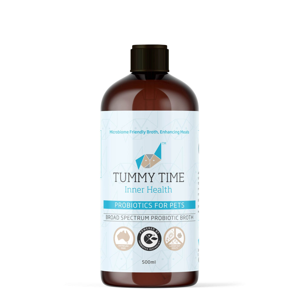 Ipromea Tummy Time Inner Health Probiotic Broth for Pets 500ml-Habitat Pet Supplies