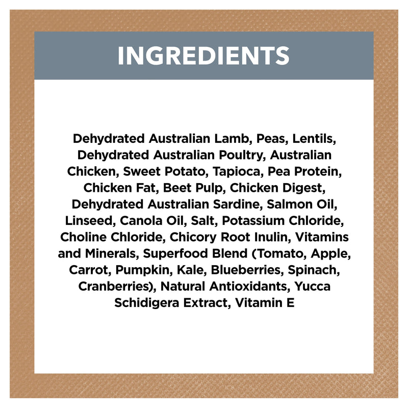 Ivory Coat Grain Free Lamb and Sardine Adult Dog Dry Food 2kg