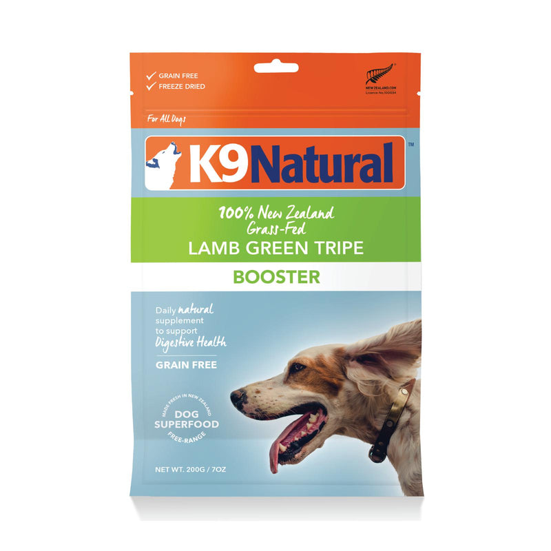 K9 Natural Lamb Green Tripe Freeze Dried Dog Food Booster 200g^^^-Habitat Pet Supplies