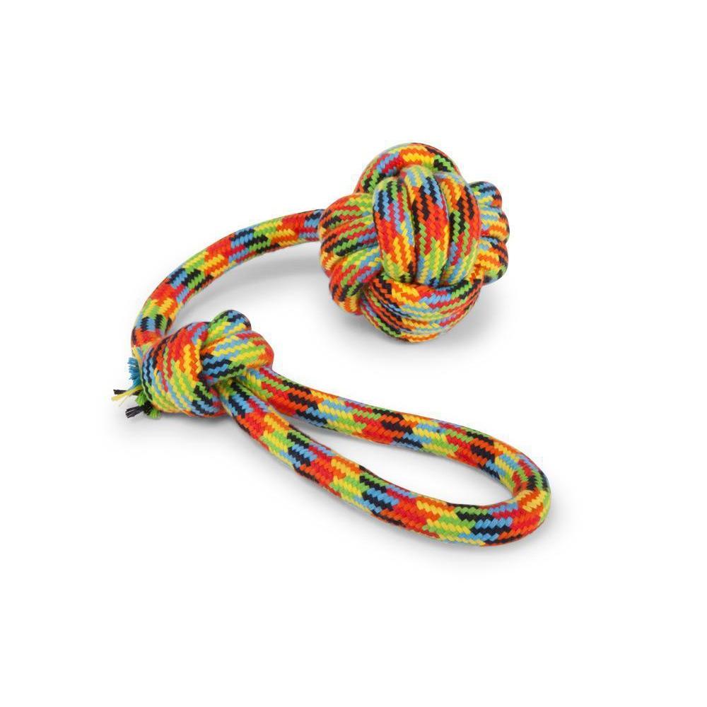 Kazoo Braided Rope Sling Knot Ball Large Dog Toy-Habitat Pet Supplies