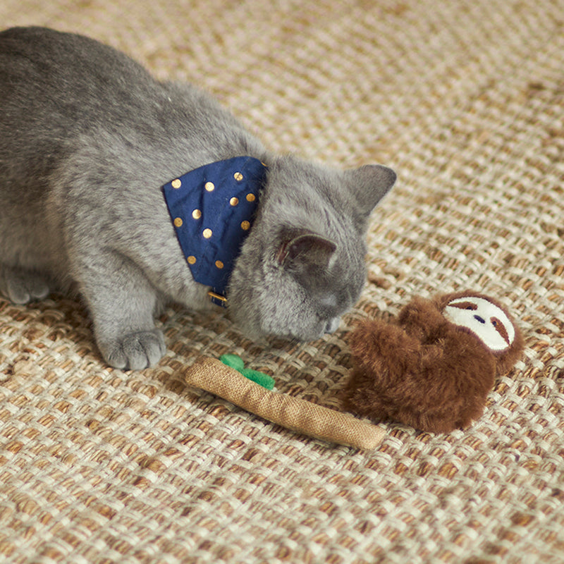 Kazoo Jungle Sloth Cat Toy