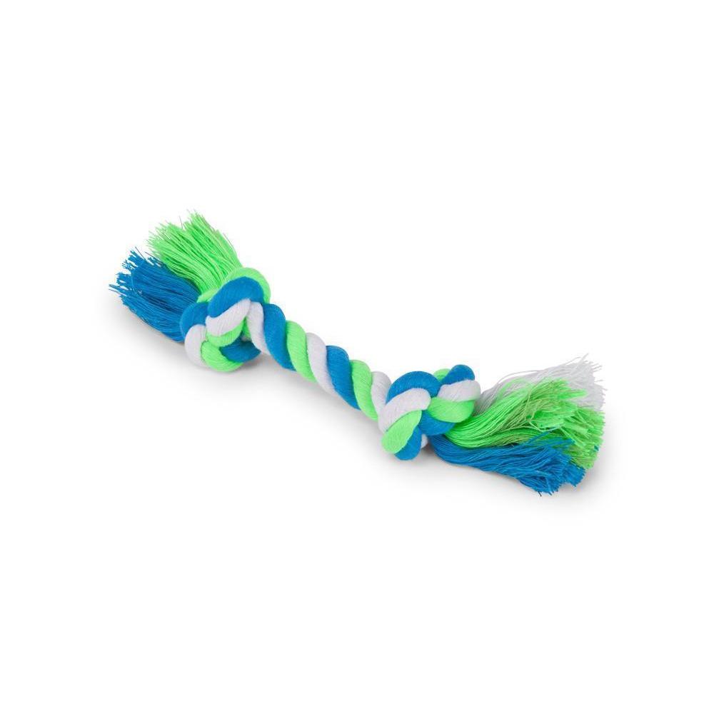 Kazoo Twisted Rope Knot Bone Small Dog Toy-Habitat Pet Supplies