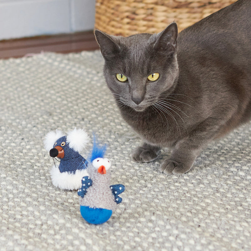 Kazoo Wobble Duck Cat Toy ^._.^