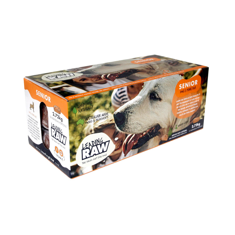 Leading RAW Senior Lifestage Dog Food 2.72kg