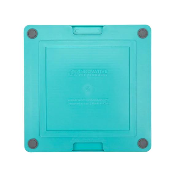 LickiMat Buddy Tuff Slow Feeder Mat for Dogs Turquoise ^._.^