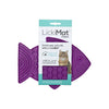 LickiMat Felix Slow Feeder Mat for Cats Purple ^._.^-Habitat Pet Supplies