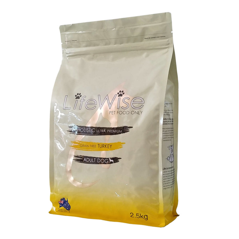 LifeWise Grain Free Turkey Dry Dog Food 2.5kg-Habitat Pet Supplies