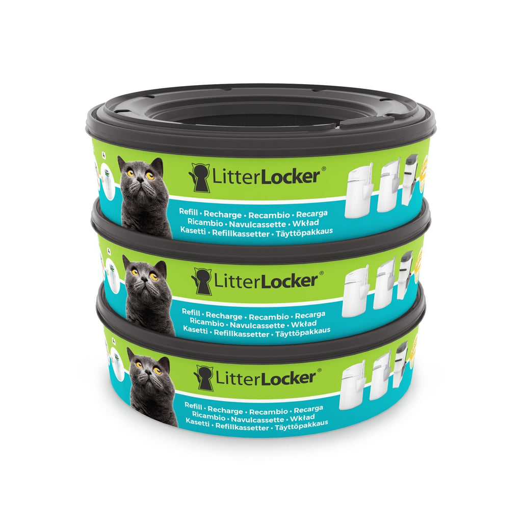 LitterLocker Cat Litter Disposal System Refills 3 Pack ^._.^-Habitat Pet Supplies