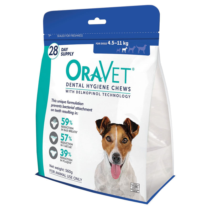 OraVet Dental Hygiene Chews for Small Dogs 28 Pack