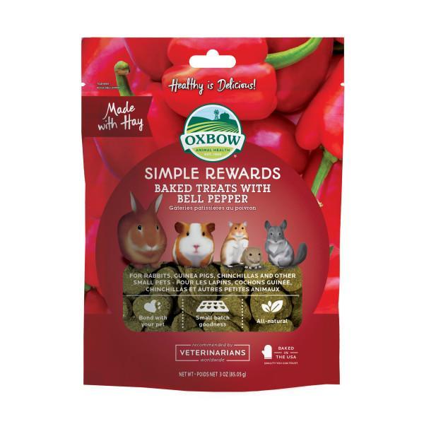 Oxbow Simple Rewards Bell Pepper Treats 85g-Habitat Pet Supplies