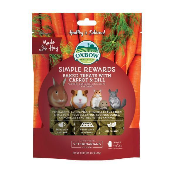 Oxbow Simple Rewards Carrot and Dill Treats 85g-Habitat Pet Supplies