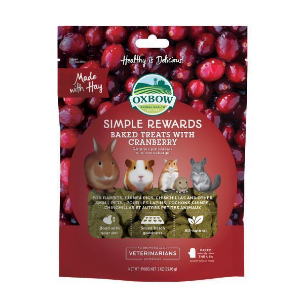 Oxbow Simple Rewards Cranberry 85g-Habitat Pet Supplies