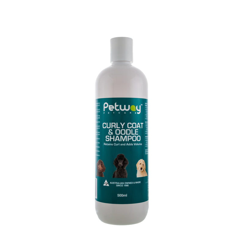 Petway Curly Coat & Oodle Shampoo 500ml ^._.^-Habitat Pet Supplies