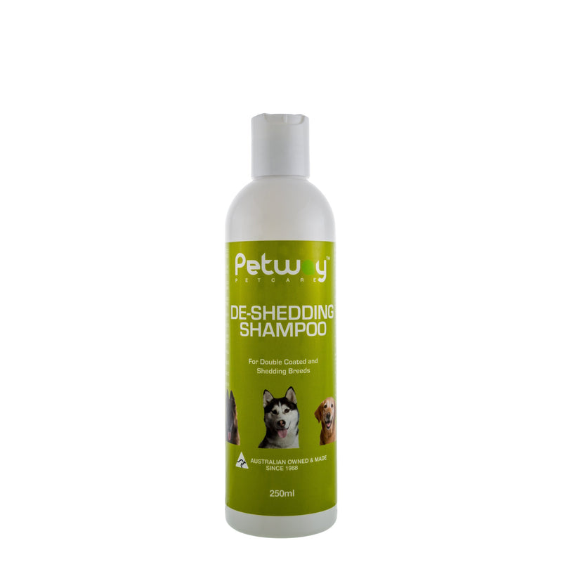 Petway De-Shedding Shampoo 250ml ^._.^-Habitat Pet Supplies