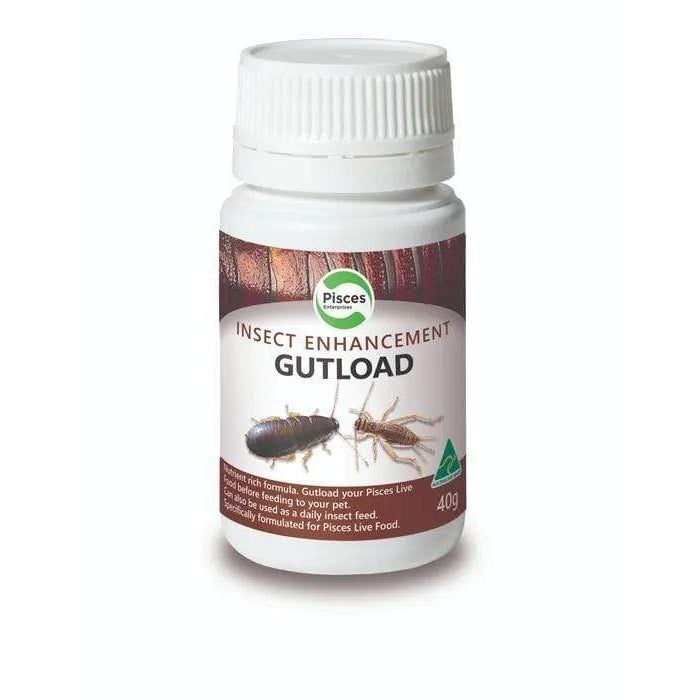Pisces Gutload for Insect Nutrition Enhancement 40g-Habitat Pet Supplies