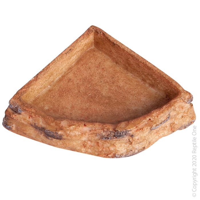 Reptile One Corner Bowl Small-Habitat Pet Supplies
