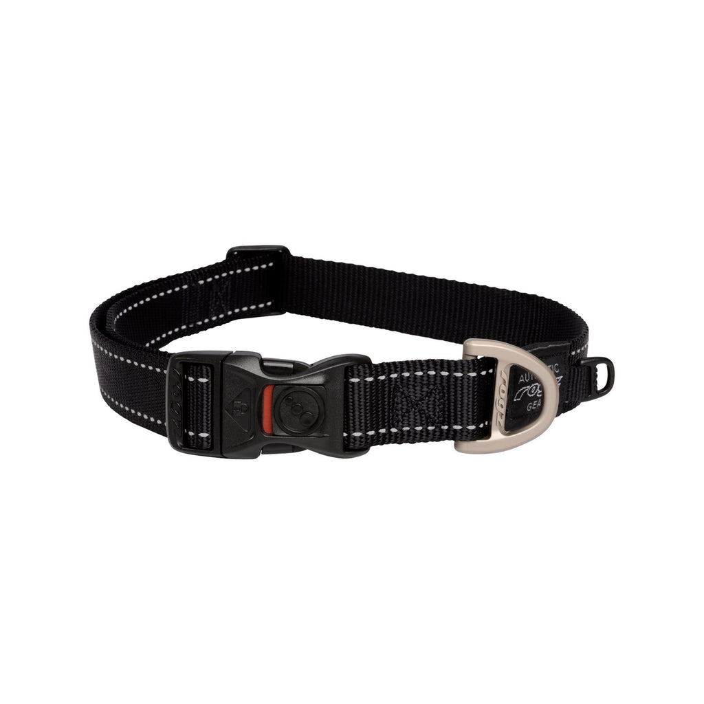 Rogz Classic Extra Large Dog Collar Black-Habitat Pet Supplies