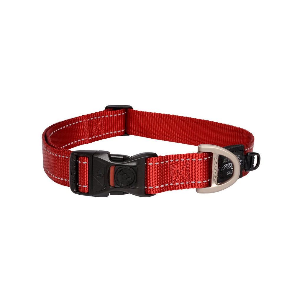 Rogz Classic Extra Large Dog Collar Red-Habitat Pet Supplies