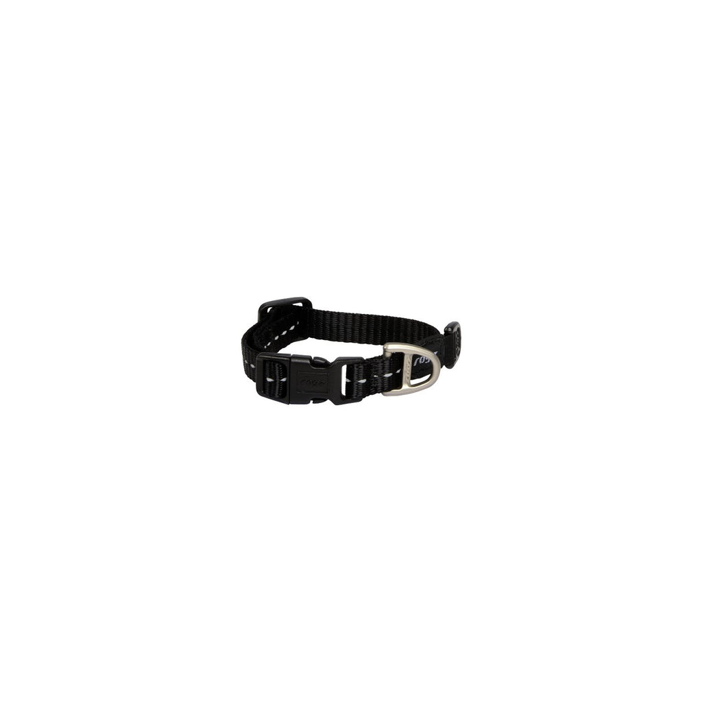Rogz Classic Extra Small Dog Collar Black :->>-Habitat Pet Supplies