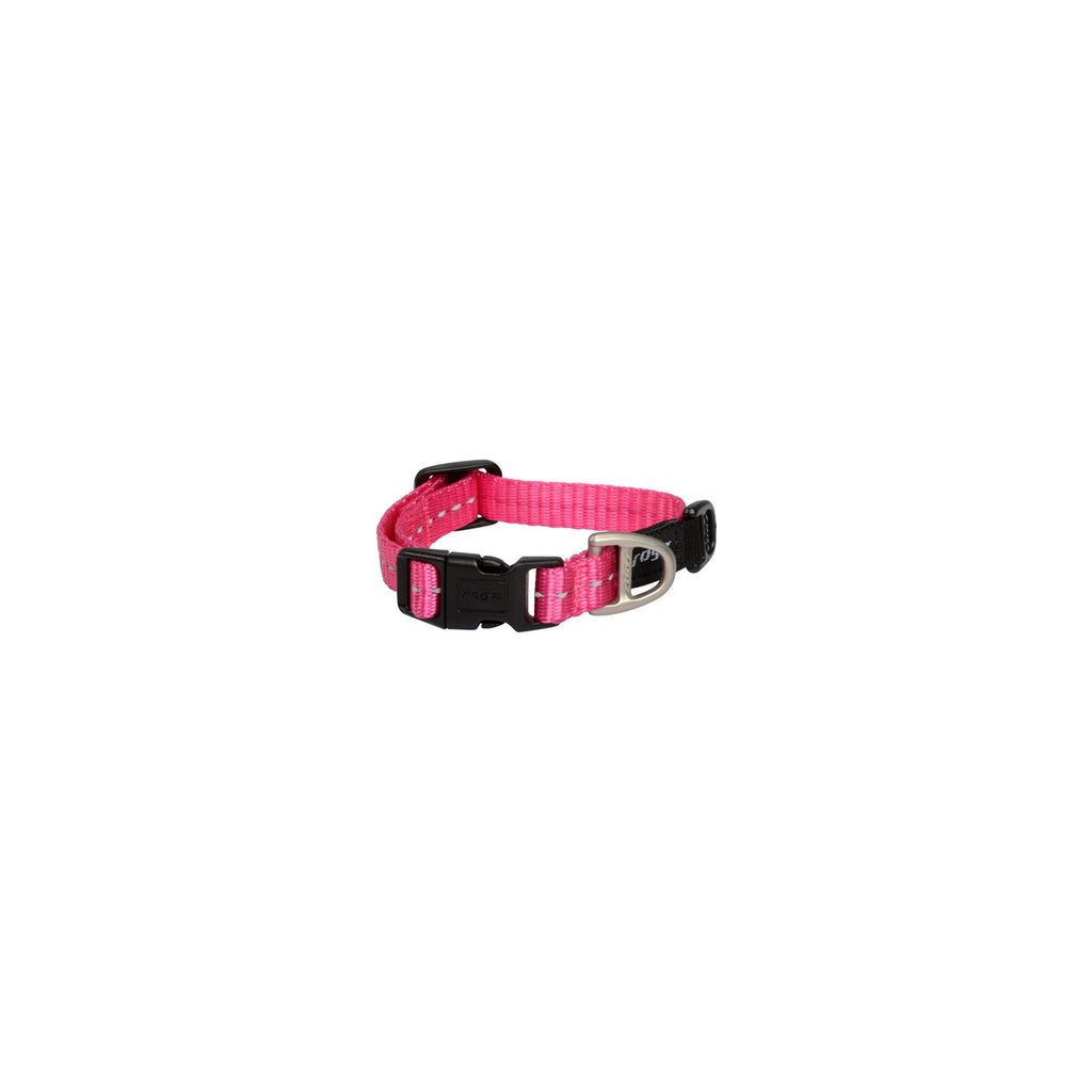 Rogz Classic Extra Small Dog Collar Pink :->>-Habitat Pet Supplies
