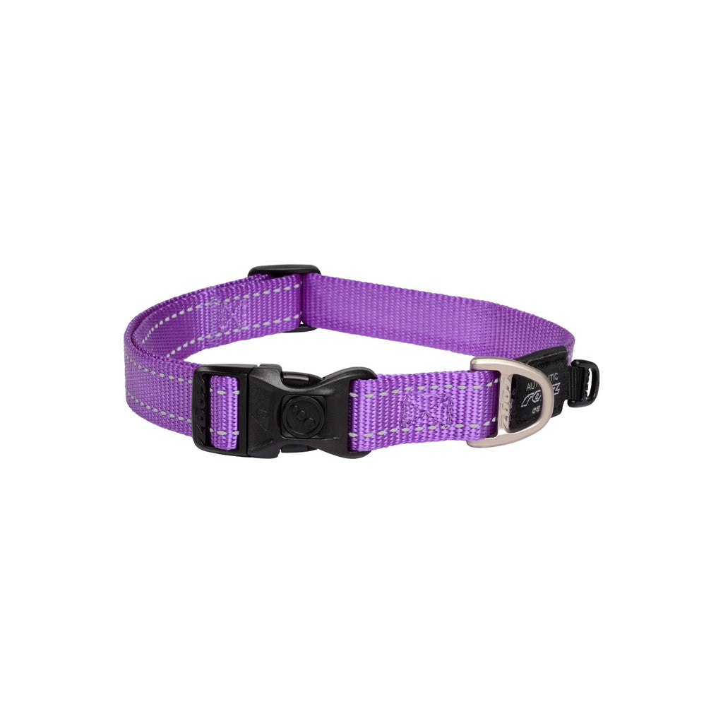 Rogz Classic Large Dog Collar Purple :->>-Habitat Pet Supplies