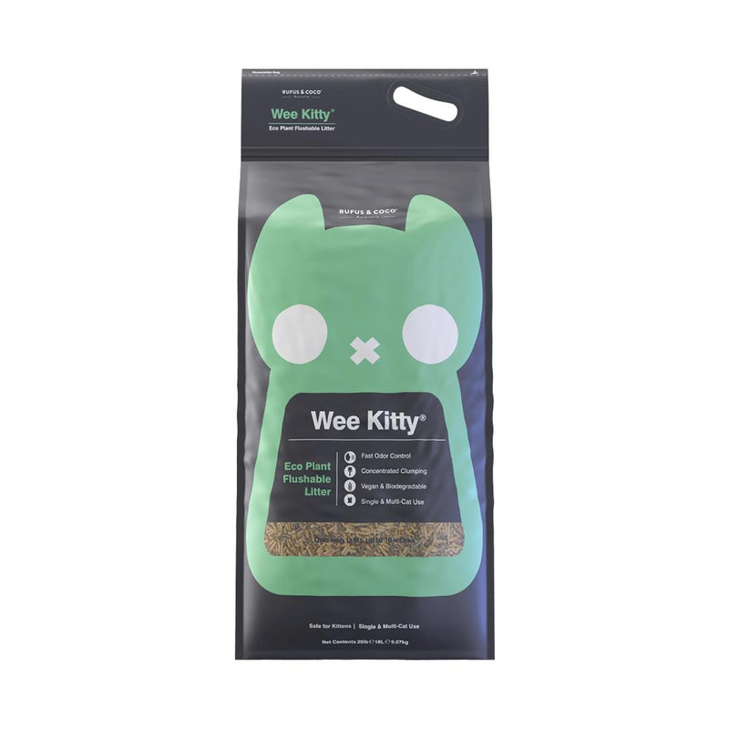 Rufus Coco Wee Kitty Eco Plant Clumping Cat Litter 9kg