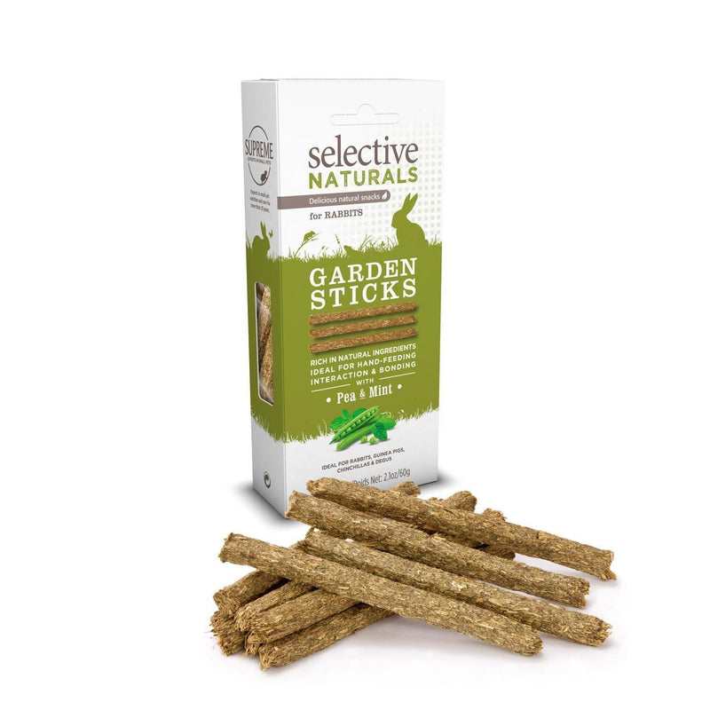 Supreme Selective Naturals Garden Sticks Rabbit Treats 60g ^._.^-Habitat Pet Supplies