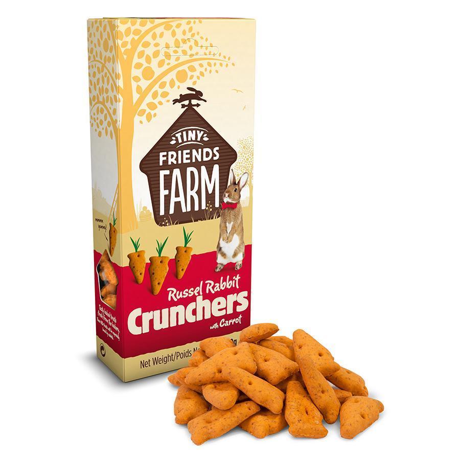 Supreme Tiny Friends Farm Russel Rabbit Crunchers Treats 120g ^._.^-Habitat Pet Supplies