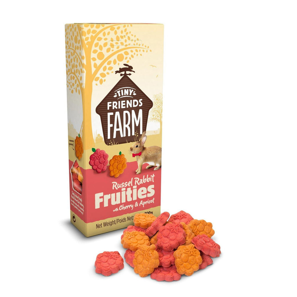 Supreme Tiny Friends Farm Russel Rabbit Fruities Treats 120g ^._.^-Habitat Pet Supplies