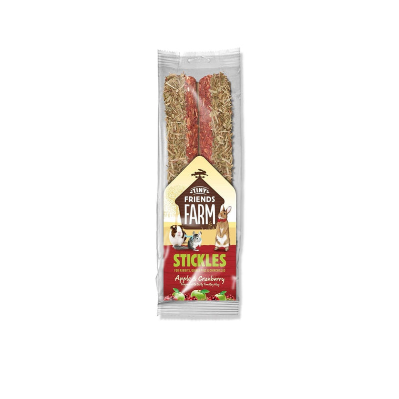 Supreme Tiny Friends Farm Stickles Apple and Cranberry Treats 100g ^._.^-Habitat Pet Supplies