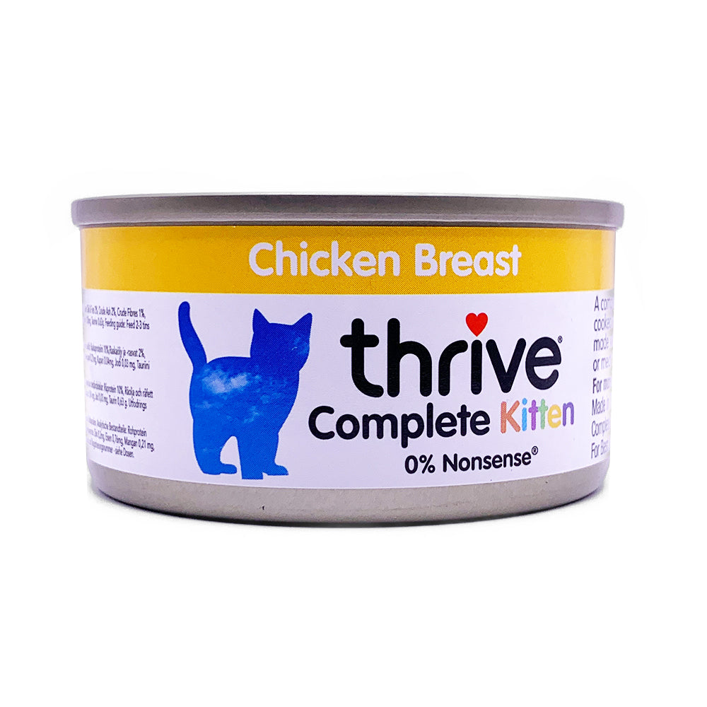 Thrive Chicken Breast Wet Kitten Food 75g-Habitat Pet Supplies