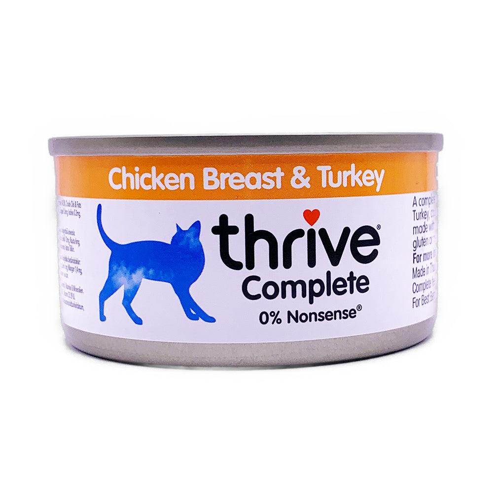 Thrive Chicken and Turkey Wet Cat Food 75g-Habitat Pet Supplies