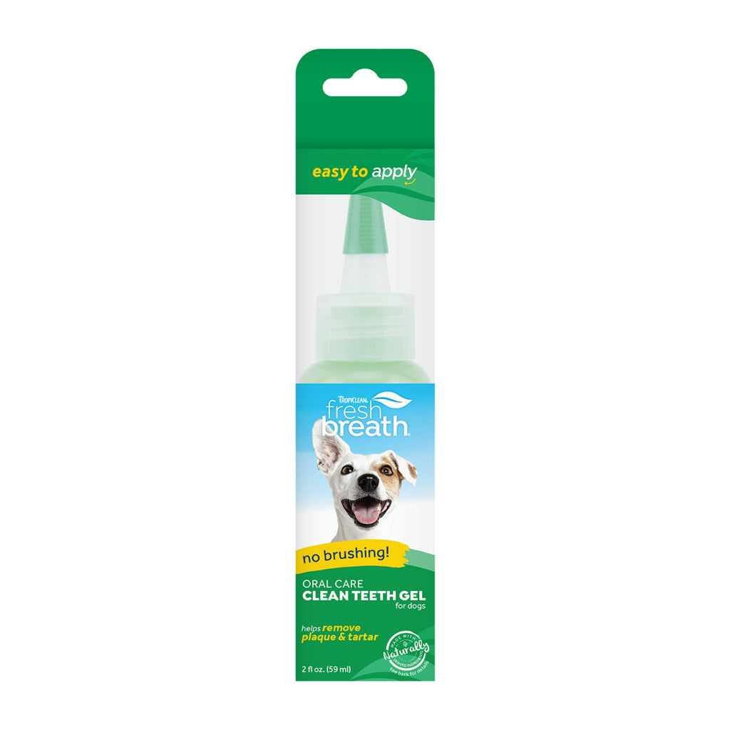 Tropiclean Fresh Breath Clean Teeth Gel 59ml-Habitat Pet Supplies